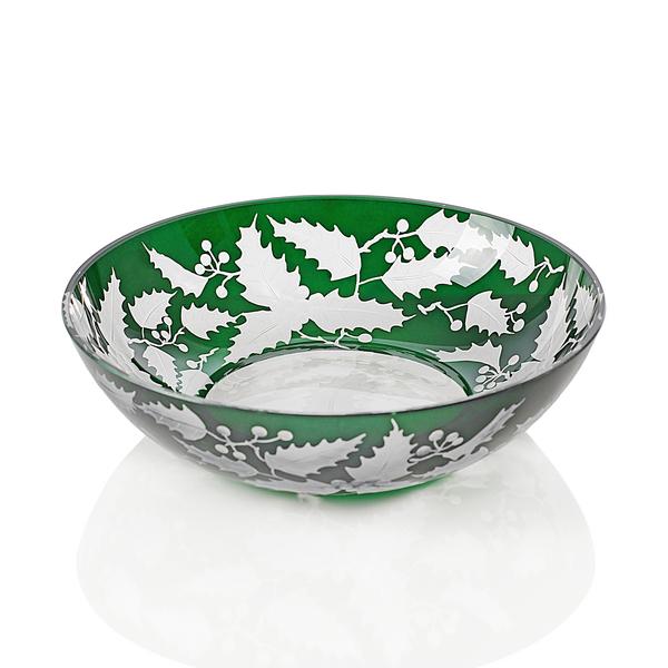 Artel Holly trinket bowl, dark green