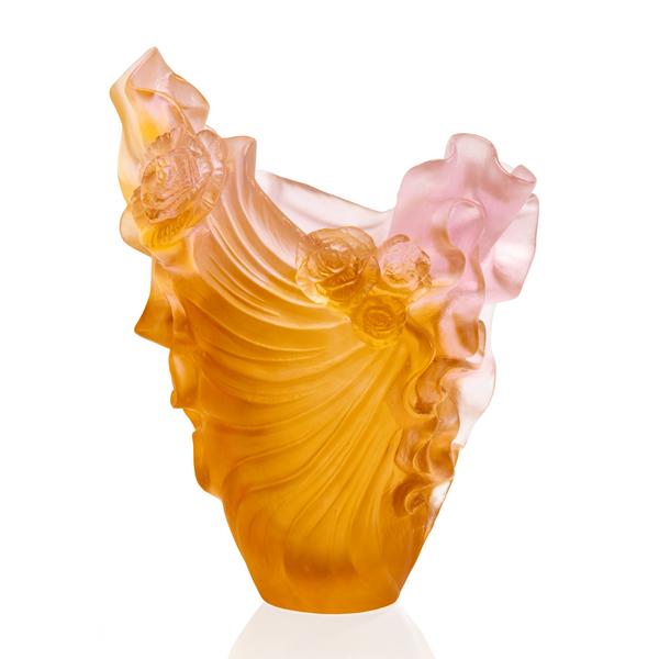 Daum Rose Royale vase, H 27.5 cm