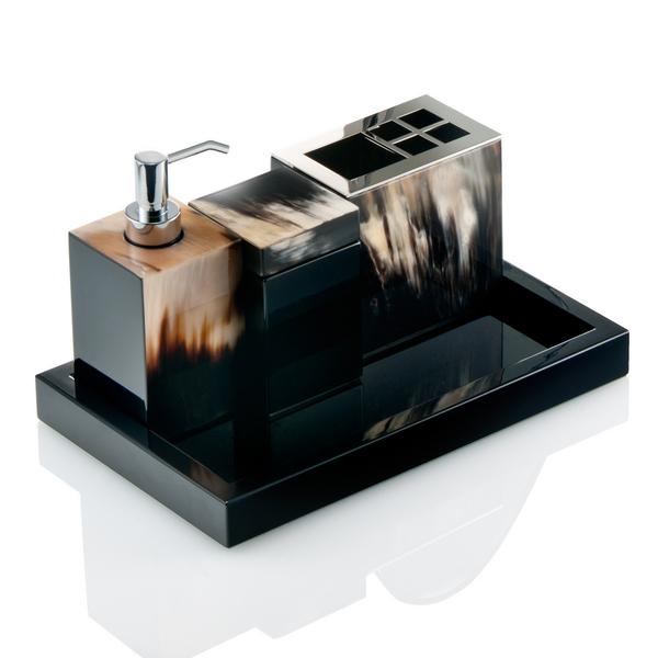 Arcahorn Iris bathroom accessories, black
