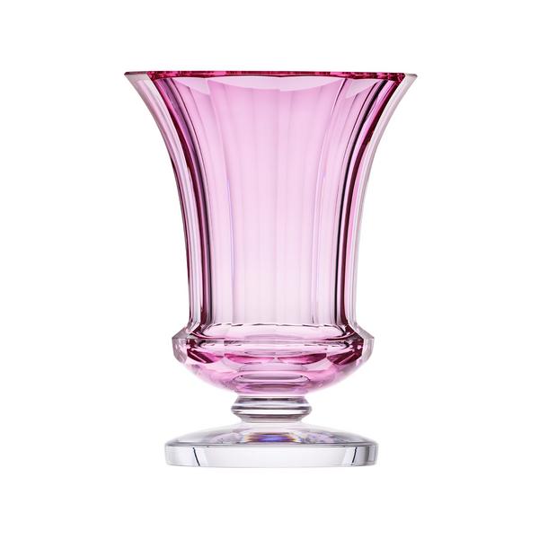 Moser Gloria vase, h 20,5 cm, pink artedona.
