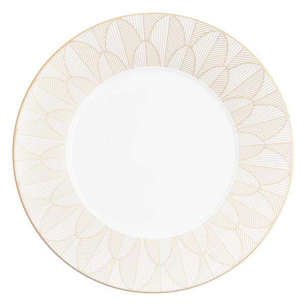 Christofle Malmaison Impériale Gold dinner plate artedona.