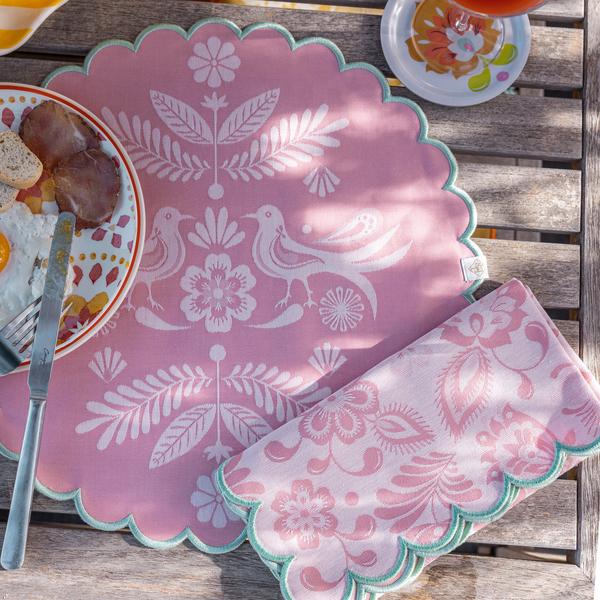 Le Jacquard Francais Tischwäsche Alegria, rosa