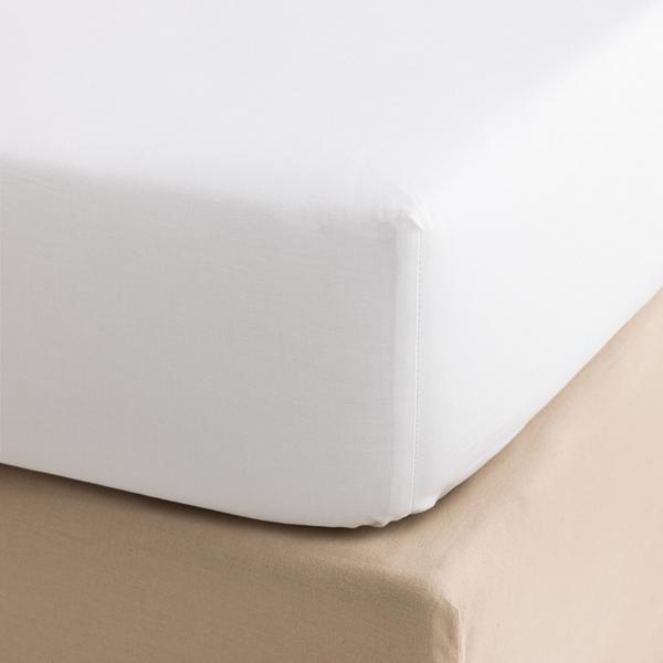 Le Jacquard Francais Apparat fitted sheets, white