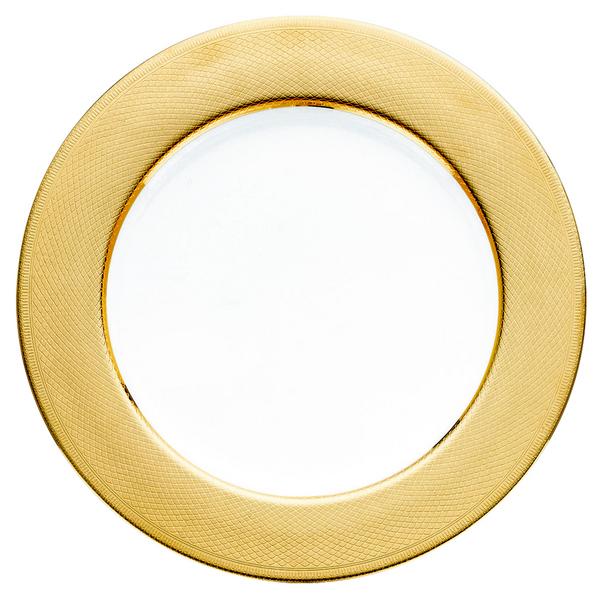 Christofle Guilloché Or presentation plate