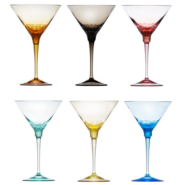 Moser Pebbles cocktail glasses