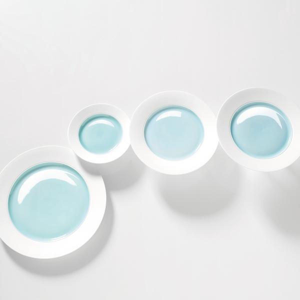 Nymphenburg Lotos Aqua plates