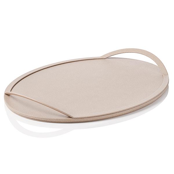 GioBagnara Form oval trays, stone