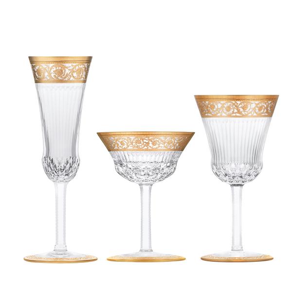 Saint-Louis Thistle Gold glasses