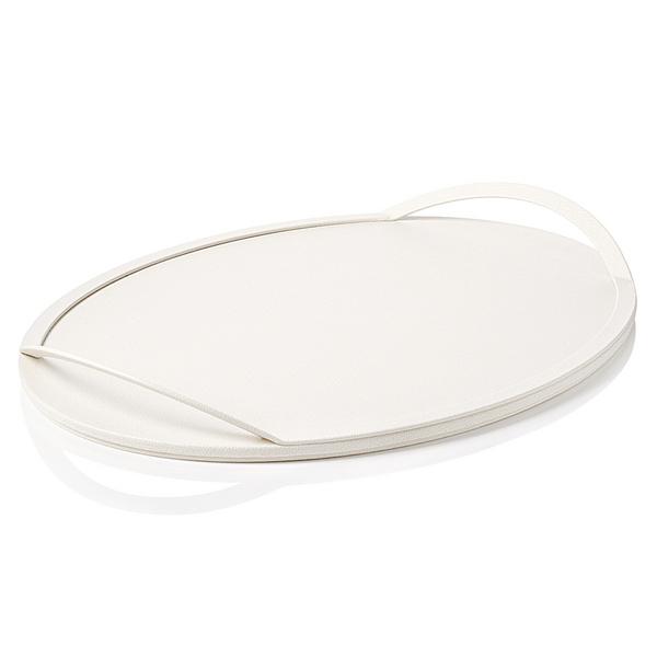 GioBagnara Form oval trays, off white