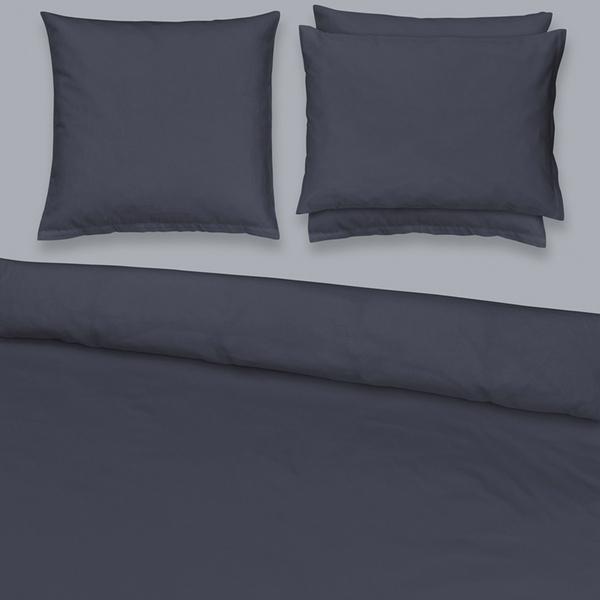 Christian Fischbacher Jersey bed linen, anthracite