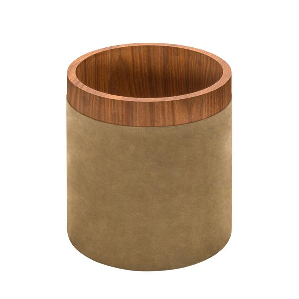 Riviere Dama round bin, khaki