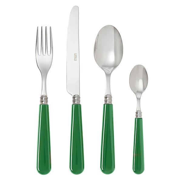 Capdeco Cambridge cutlery, green