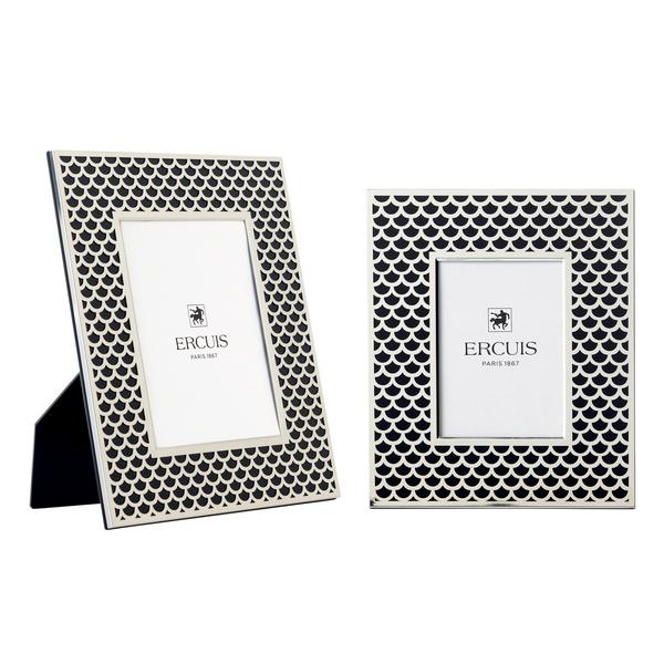 Ercuis Calypso picture frames, silverplated