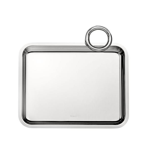 Christofle Vertigo single handle rectangular tray