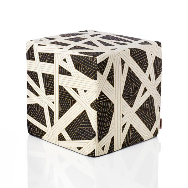Missoni Home Nastri pouf, black