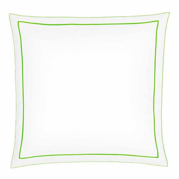 Christian Fischbacher Satin Premium bed linen, white / green