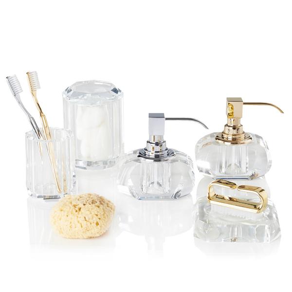 Decor Walther Crystal bathroom accessories, clear