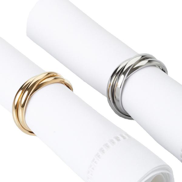 L'Objet Serviettenringe Three-Ring, 4er-Set