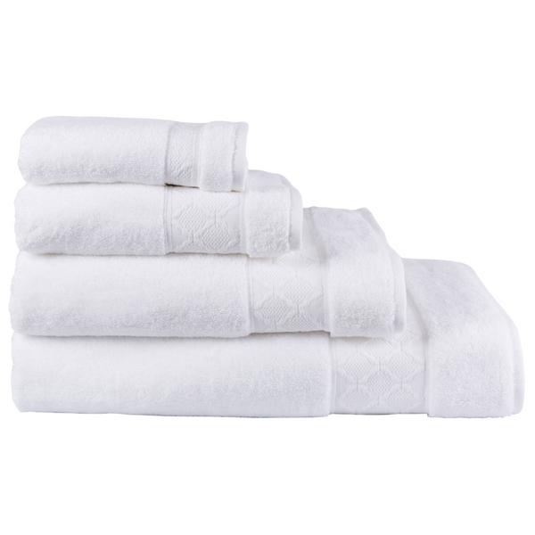 Le Jacquard Francais Caresse terry towels, white