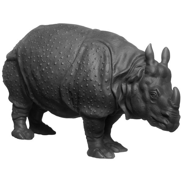 Nymphenburg Rhinozeros Clara, schwarz