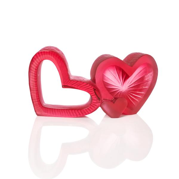 Daum Coeur Valentin sculpture