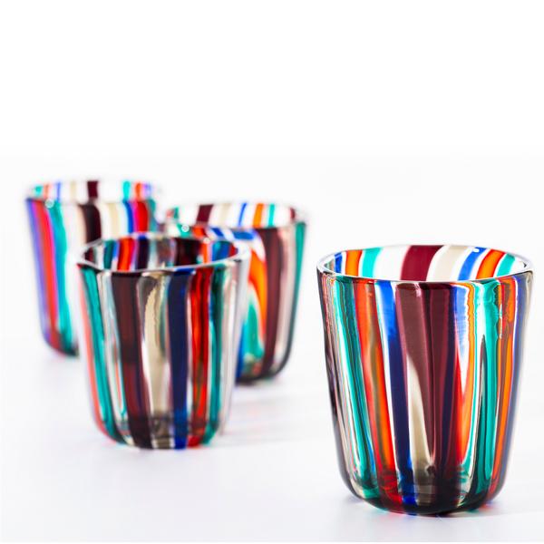Venini A Canne glasses