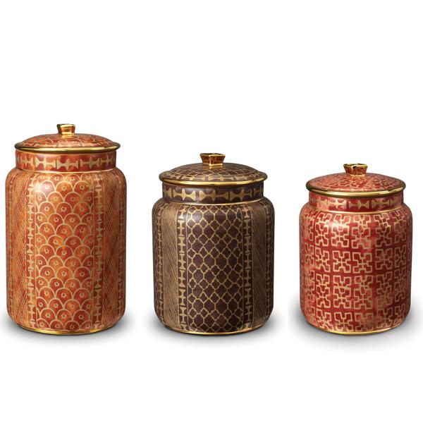 L'Objet Fortuny canisters
