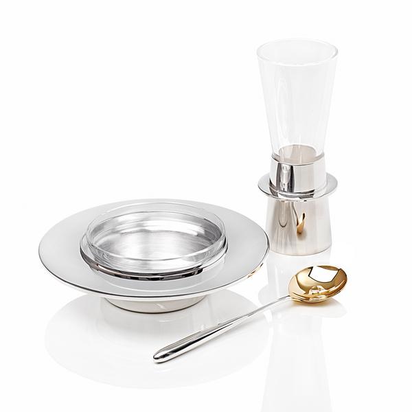 Ercuis Saturne caviar bowl & accessories