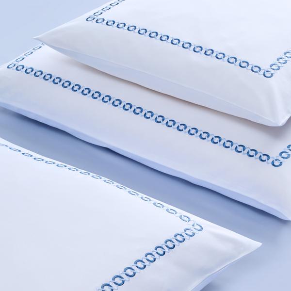Christian Fischbacher Cadena bed linen, dove