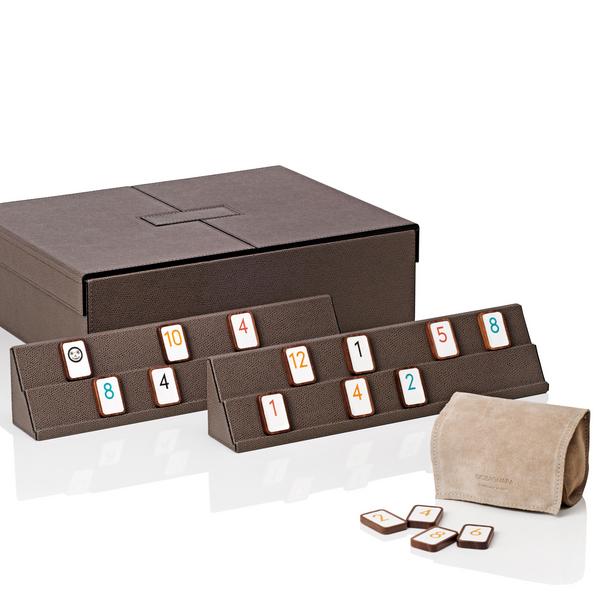 Giobagnara Rummikub game set, smoke