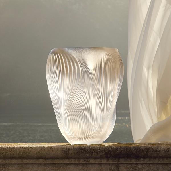 Lalique Vase Alize, H 33 cm