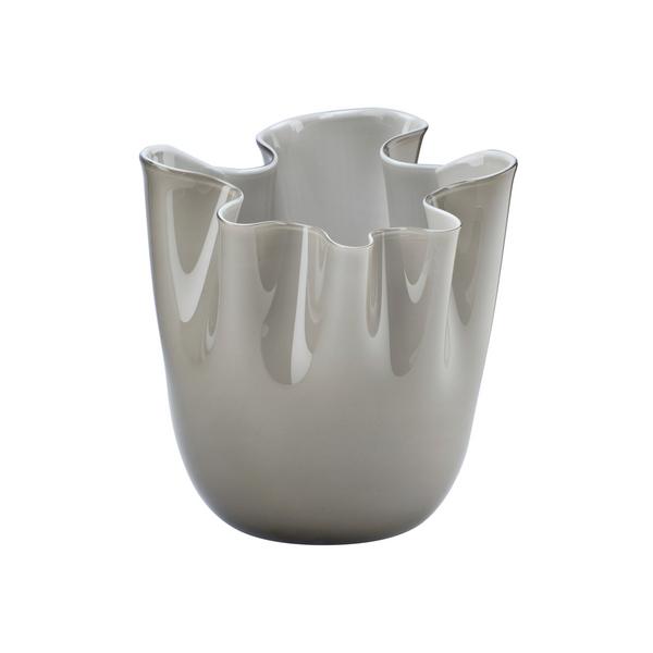 Venini Fazzoletti Opalino vases, taupe
