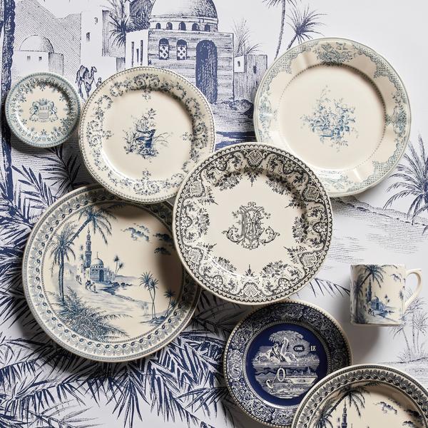 Gien Les Dépareillées Bleu