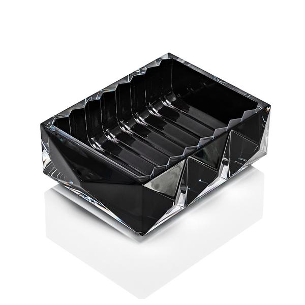 Baccarat Louxor catch all tray, black