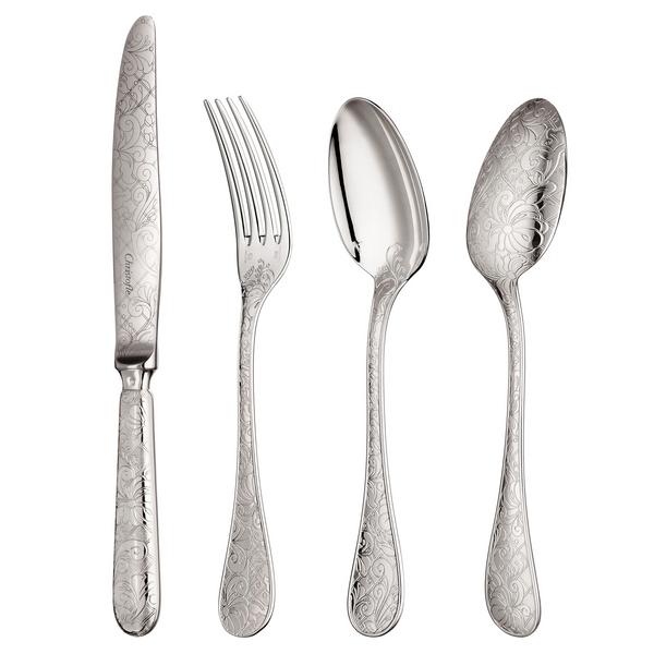 Christofle Jardin d'Eden cutlery, silverplated