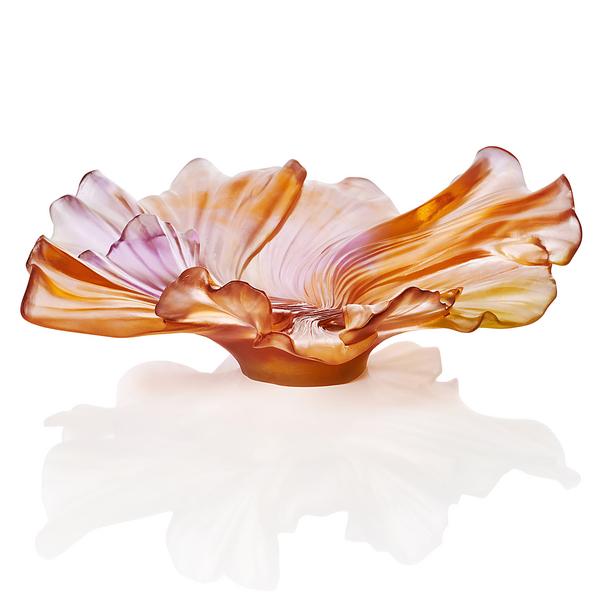 Daum Croisière bowl, l 32,5 cm, green-rose