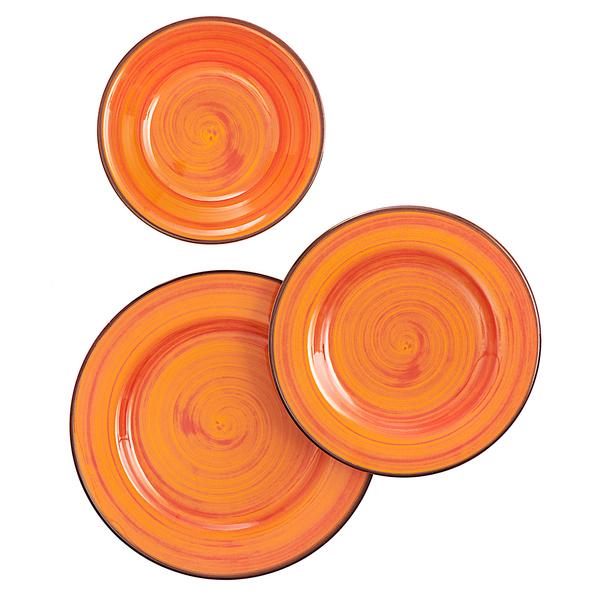 Mario Luca Giusti Saint-Tropez melamine plates, orange