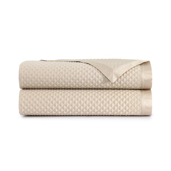Yves Delorme Adagio bed throws, sand