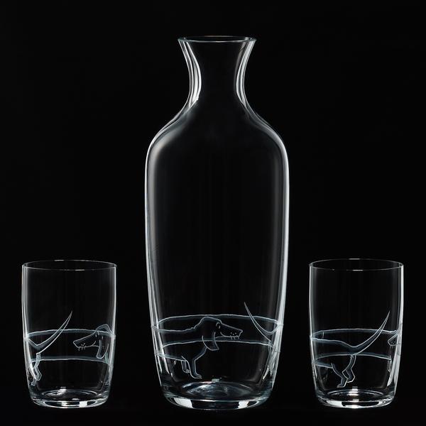 Theresienthal Ferdinand tumbler & carafe