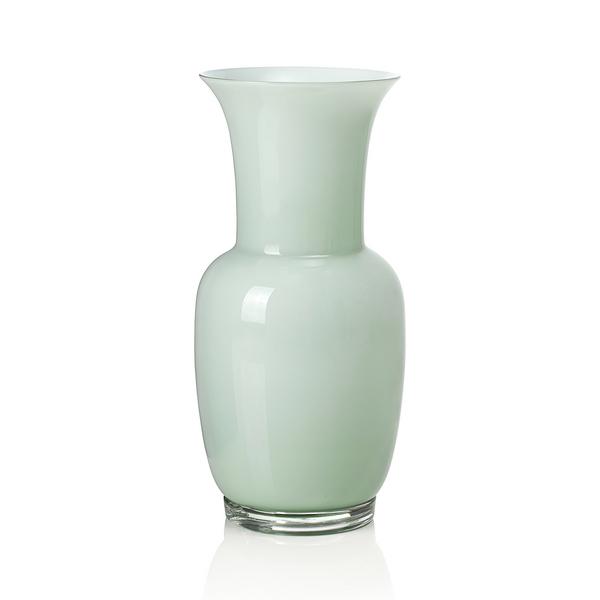 Venini Opalino vases, turquoise