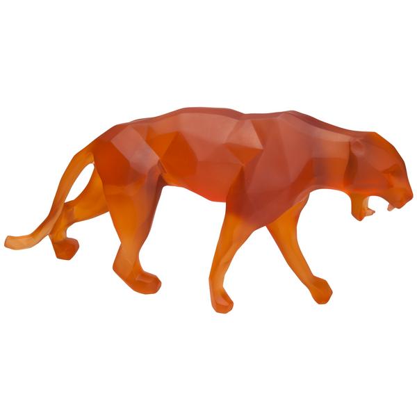 Daum Wild Panther Richard Orlinski, orange