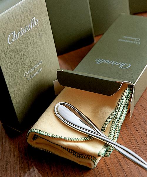 Christofle Silberputztuch Chamoisine