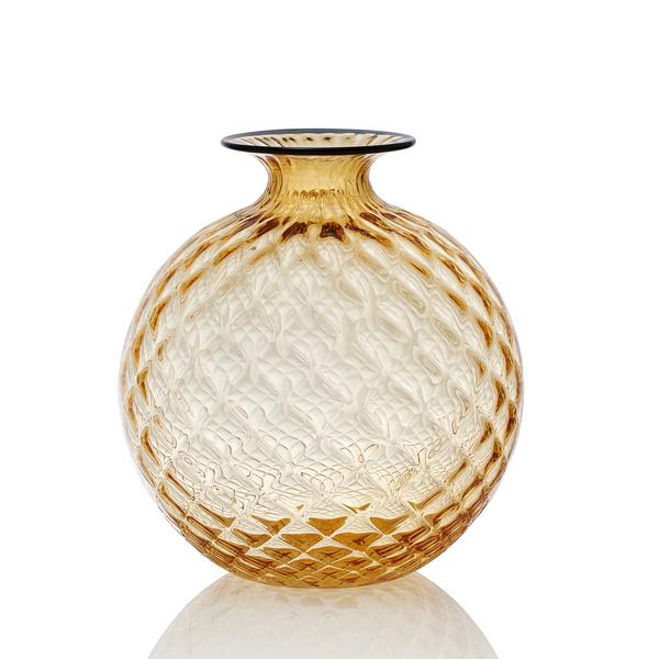 Venini Vasen Monofiori Balloton, ambra