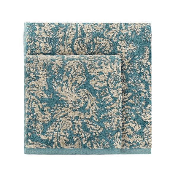 Leitner Friuli terry towels, teal