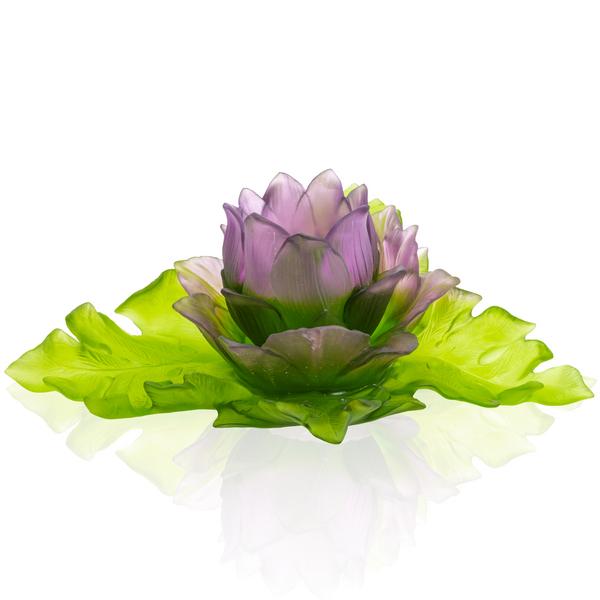 Daum Jardin de Lotus centrepiece