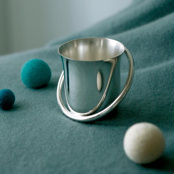 Ercuis Houpla christening cup