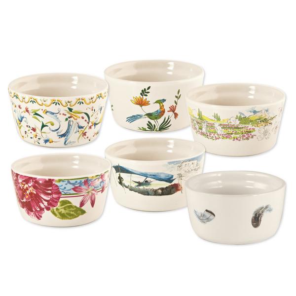 Gien Soufflé/dessert ramekins, heat-resistant