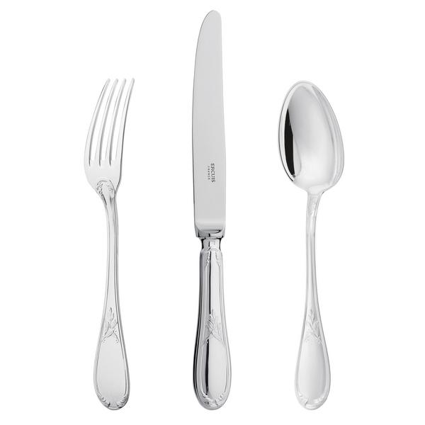 Ercuis Lauriers cutlery, silverplated