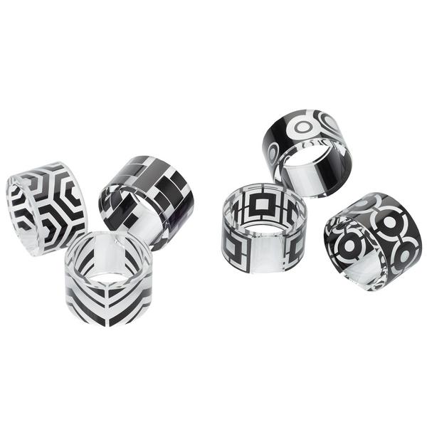 Artel Serviettenringe Graphic Collection, 6er-Set