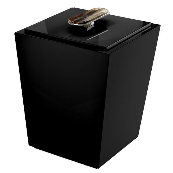 Arcahorn Papierkorb Bicco, schwarz